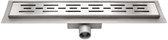 Bride de drain de douche en acier inoxydable Bally avec siphon amovible 50 cm