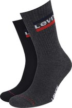 Levi's Regular Cut Sprtwr Logo Mid Grey/Black 2-Pack