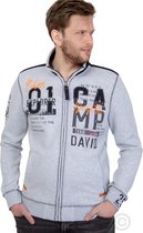 Camp David ® Sweatvest Polar Ocean grijs melange