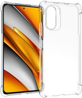iMoshion Hoesje Geschikt voor Xiaomi Poco F3 Hoesje Siliconen - iMoshion Shockproof Case - Transparant