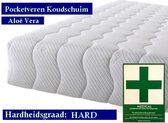 Aloe Vera - Royal Elite Medical Matras - Pocket HR45 Koudschuim Aloe Vera  23 CM - Stevig ligcomfort - 90x210/23