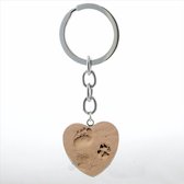 GoedeDoelen.Shop | Sleutelhanger Love Paw Foot | Tashanger | Voetafdruk | Pootafdruk | Rescue Paws | Honden | Katten | Cadeautje