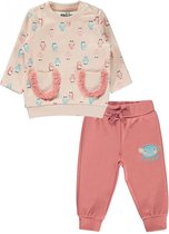 Sweater & broek baby/peuter meisjes - Pinguïn Babykleding