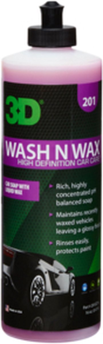 3D Wash N Wax - 500 ml.