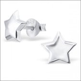 Aramat jewels ® - 925 sterling zilveren oorbellen ster