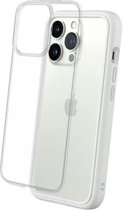 Apple iPhone 13 Pro Max Hoesje - Rhinoshield - MOD NX Serie - Hard Kunststof Backcover - Transparant / Wit - Hoesje Geschikt Voor Apple iPhone 13 Pro Max