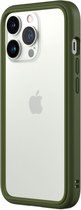 Apple iPhone 13 Pro Hoesje - Rhinoshield - CrashGuard NX Serie - Hard Kunststof Bumper - Groen - Hoesje Geschikt Voor Apple iPhone 13 Pro