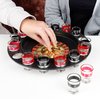 Afbeelding van het spelletje Decopatent® Roulette Drankspel - Met 16 shotglaasjes - Drinkspel - Drank spel Voor Volwassenen - Drinking Game - Drank Roulette