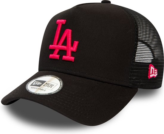 New Era League Essential Trucker cap LA Dodgers - Black/Pink