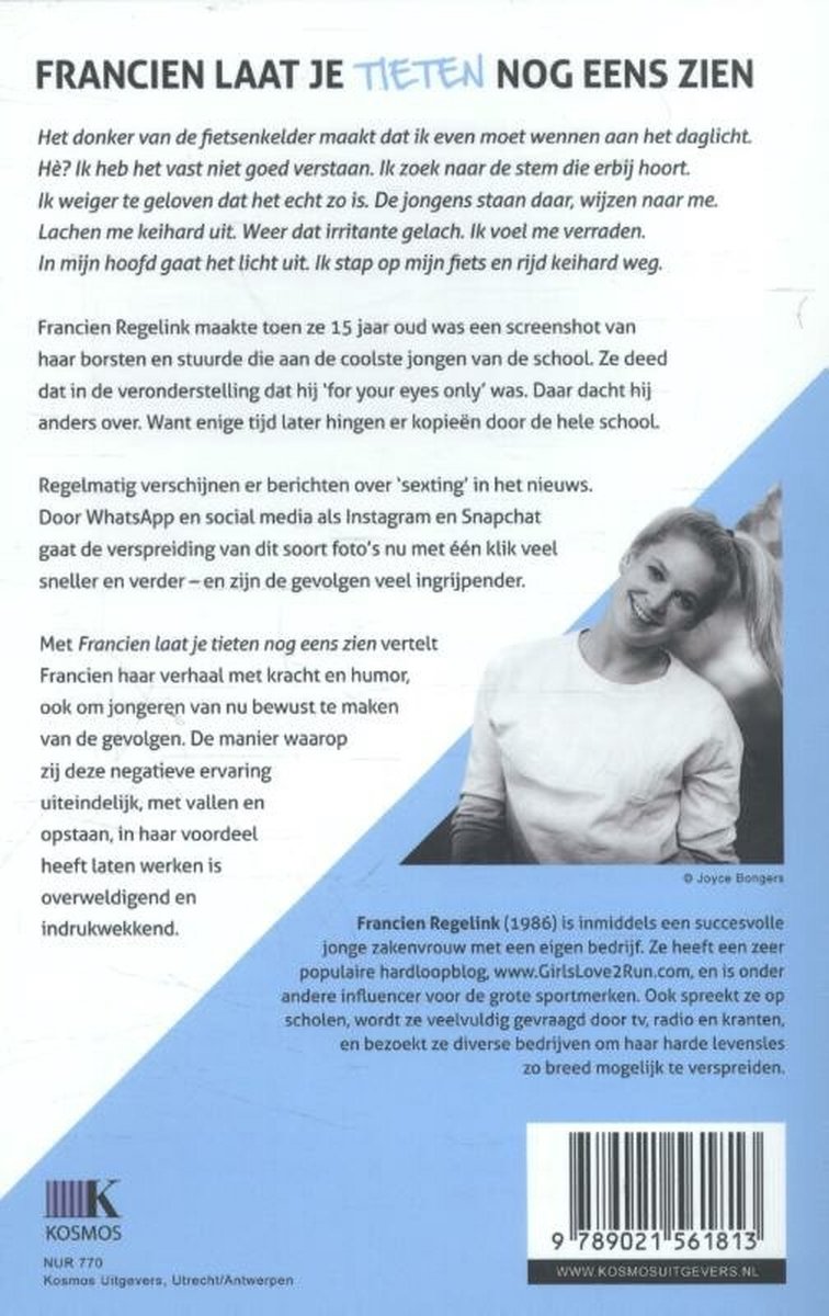 Francien laat je tieten nog eens zien - back cover