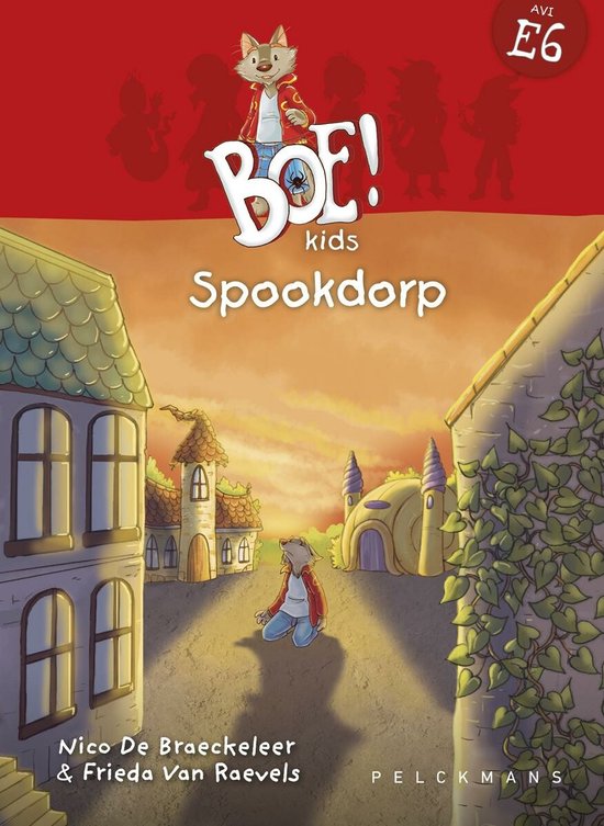 Boek "Spookdorp" met een vosje voorop, AVI E6.