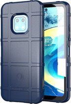 Nokia XR20 Hoesje - Rugged Shield TPU Gelcase - Blauw - GSM Hoesje - Telefoonhoesje Geschikt Voor: Nokia XR20