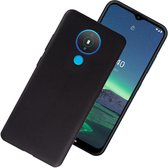 Nokia 1.4 Hoesje, MobyDefend  TPU Gelcase, Mat Zwart | GSM Hoesje / Telefoonhoesje Geschikt Voor: Nokia 1.4