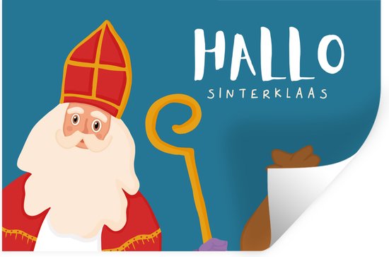 sieraden Verlating Vulkaan Muurstickers - Sinterklaas - Quotes - Sint - Hallo Sinterklaas - Tekst -  Kinderen -... | bol.com