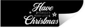 Muurstickers - Sticker Folie - Kerstmis - Quotes - Have yourself a merry little Christmas - Spreuken - 150x50 cm - Plakfolie - Muurstickers Kinderkamer - Zelfklevend Behang - Zelfklevend behangpapier - Stickerfolie