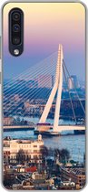 Geschikt voor Samsung Galaxy A30s hoesje - Rotterdam - Skyline - Zonsondergang - Siliconen Telefoonhoesje