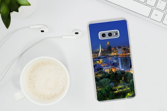 Coque Samsung Galaxy S10e - Rotterdam - Pays- Nederland - Skyline - Siliconen - Noël - Cadeaux - Cadeaux chaussures