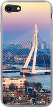 Geschikt voor iPhone SE 2020 hoesje - Rotterdam - Skyline - Zonsondergang - Siliconen Telefoonhoesje