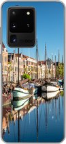 Geschikt voor Samsung Galaxy S20 Ultra hoesje - Rotterdam - Zomer - Boot - Siliconen Telefoonhoesje