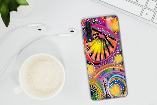 Coque Samsung Galaxy A30s - Formes - Art - Motifs - Psychédélique - Coque de téléphone en Siliconen