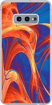 Coque Samsung Galaxy S10e - Art - Vagues - Couleur - Psychédélique - Coque de téléphone en Siliconen