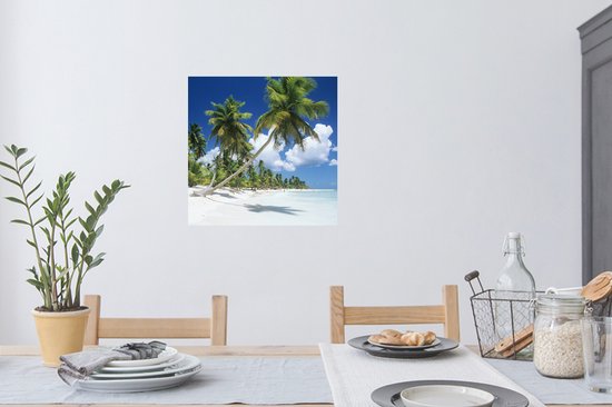 Stickers Stickers muraux - Plage - Palmier - Tropical - 50x50 cm - Film adhésif