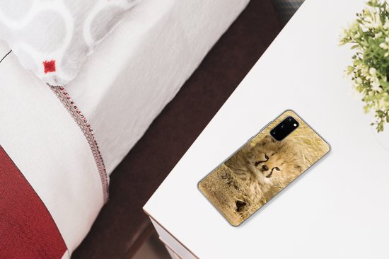 Coque Samsung Galaxy S20 - Cheeta - Jeune - Herbe - Siliconen