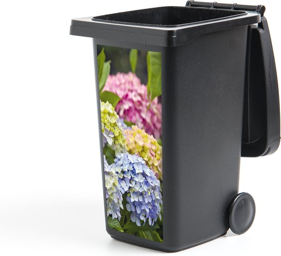 Container sticker Verschillende hortensia bloemen - 44x98 cm - Kliko sticker