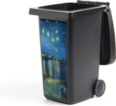 Container sticker De Sterrennacht - Vincent van Gogh - 44x98 cm - Kliko sticker