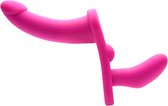 SU Double Take - Penetration - Strap-On Harness - Purple - Strap On Vibrators