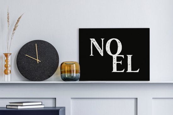 Peinture sur toile Noël - Proverbes - Citations - Noel - 40x30 cm - Décoration murale