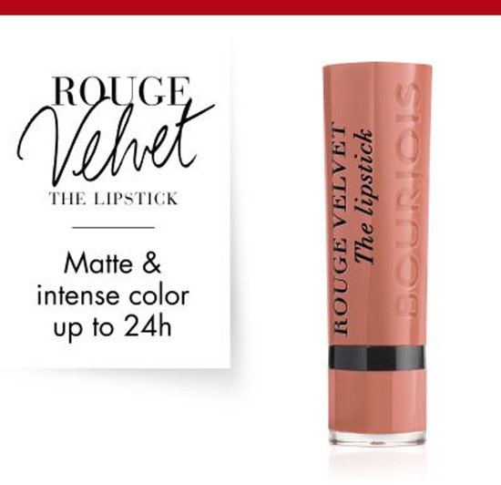 Bourjois Rouge Velvet The Lipstick Regular 2.40 G