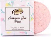 Beesha Shampoo Bar Roos 65 gram | 100% Plasticvrije en Natuurlijke Verzorging | Vegan, Sulfaatvrij en Parabeenvrij | CG Proof