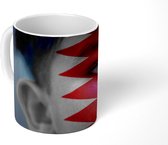 Mok - Koffiemok - Vlag van Bahrein - Mokken - 350 ML - Beker - Koffiemokken - Theemok