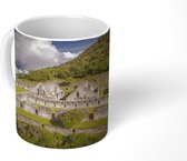 Mok - Luchtfoto van de ruïnes bij Choquequirao in Peru - 350 ML - Beker