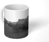 Mok - Panorama van het Europese Edinburgh - zwart wit - 350 ML - Beker