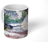 Mok - Watervallen in het Nationaal park Na Haew in Thailand - 350 ML - Beker