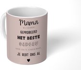Mok - Koffiemok - Spreuken - Mama je hebt ons al - Quotes - Moeder - Mokken - 350 ML - Beker - Koffiemokken - Theemok - Mok met tekst