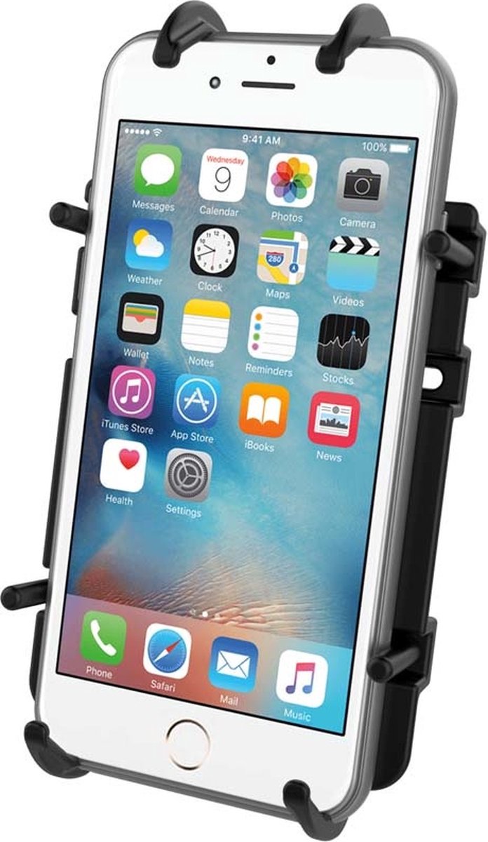 Universele Quick-Grip™ klemhouder smartphones met kogel