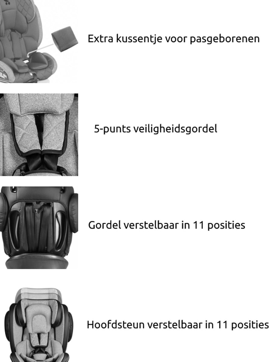 Lorelli Seggiolino Auto Aviator Isofix 360° 0-36 kg - Bebe Confort snc