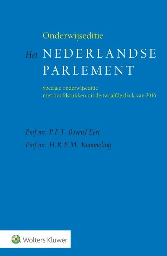 Het Nederlandse parlement - cover