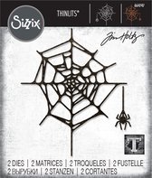 Sizzix Thinlits Snijmal Set - Spider Web - 2 stuks