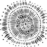 Hobbysjabloon - Template 30,5x30,5cm 30x30cm floral eclipse