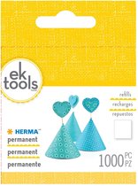 EK tools permanent adhesive squares Navulling x1000