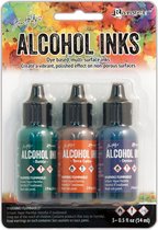 Ranger Alcohol Ink Kit - Rustic lodge - 3x14 ml