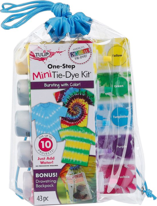 Tulip one-step tie dye • Two-minute tie dye super big 12-colors kit