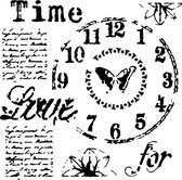 Hobbysjabloon - Template 6x6" 15x15cm time for love