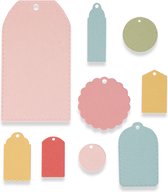 Sizzix Framelits Mal Set 9Pak - Tags 662838