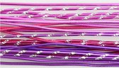 Vaessen Creative Jewellery Kit Alu-Stems - 40cm - 27 stuks - Paars-pink