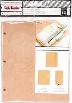 American Crafts Vicki Boutin kraft Navulling papers - 12stuks